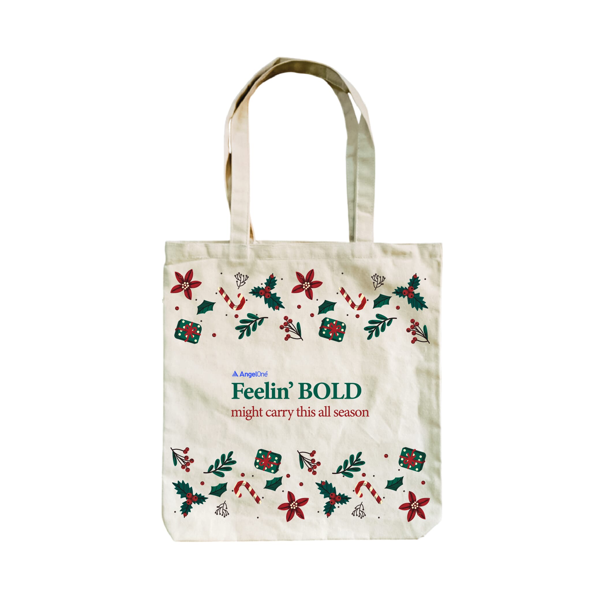 Feelin BOLD Tote Bag - White